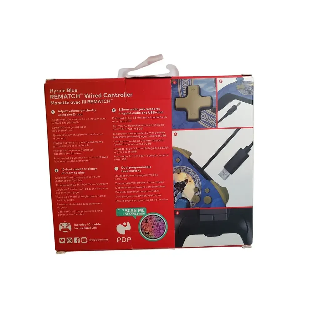 Nintendo Switch Wired Controller - Breath of the Wild - PowerA